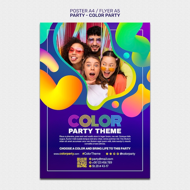 Party template design