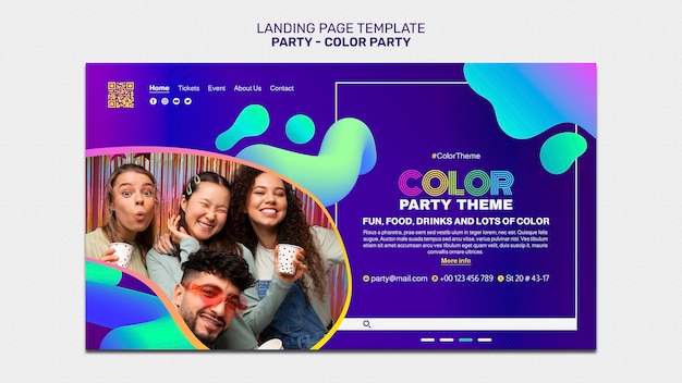 Party template design