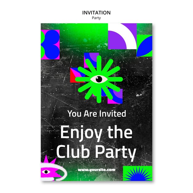 party template design