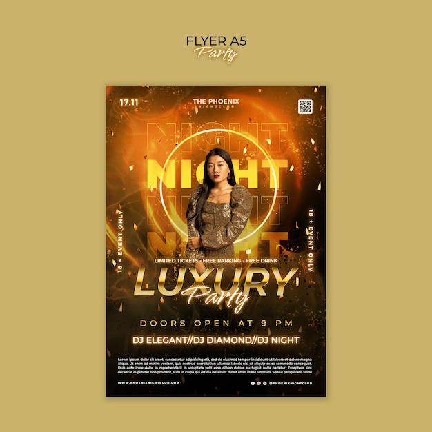 Party template design