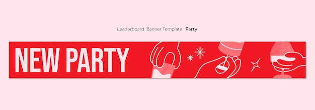 Free PSD party template design