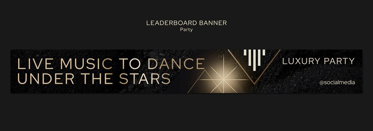 Free PSD party template design