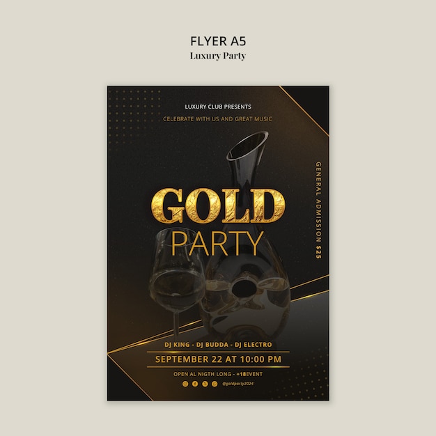 party template design