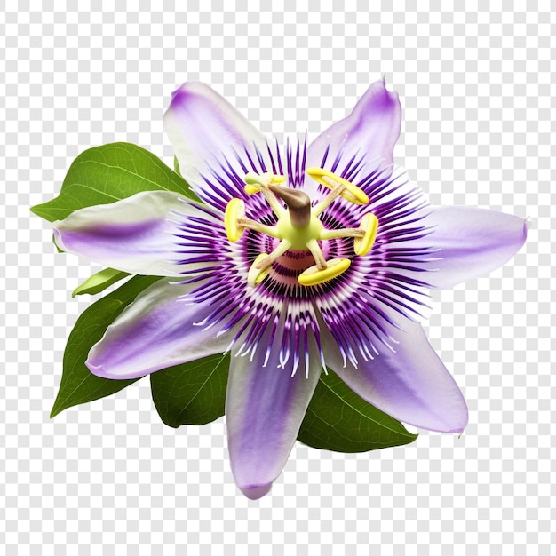 Free PSD passion flower isolated on transparent background