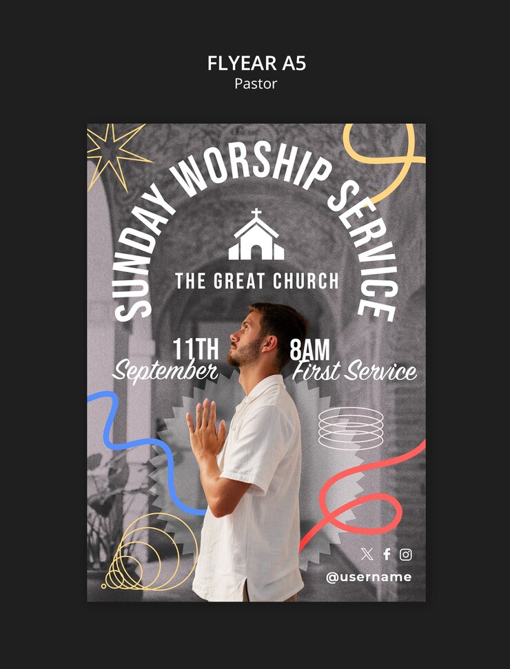 Pastor template design