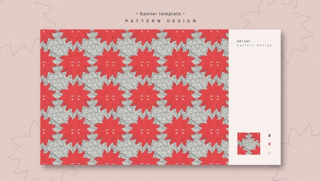 Free PSD pattern design banner template