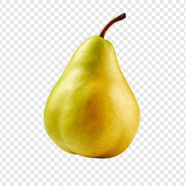 Free PSD pear fruit isolated on transparent background