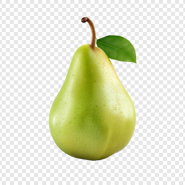 Free PSD pear fruit isolated on transparent background