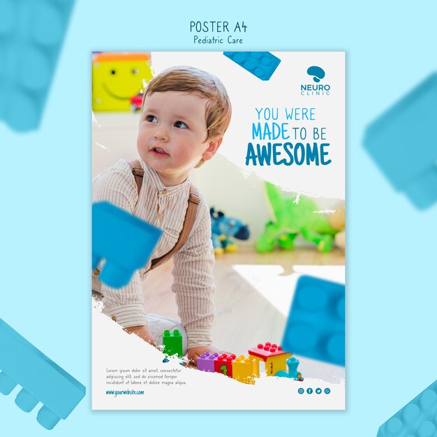 Pediatric care poster design