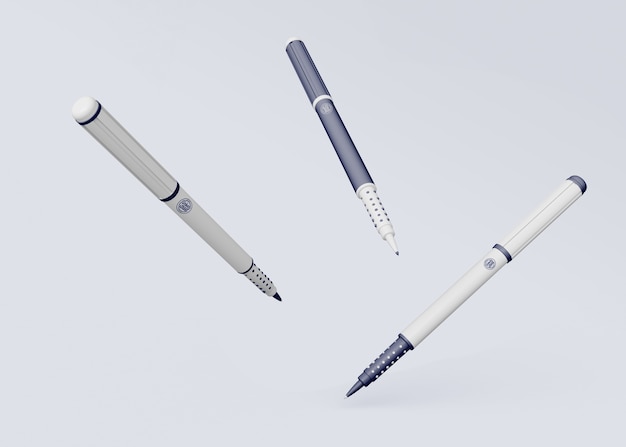 Download Free Psd Pen Mockup For Merchandising
