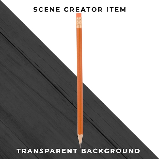 Free PSD pencil object transparent psd