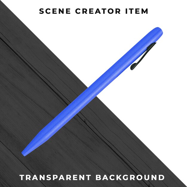 Pencil object transparent PSD