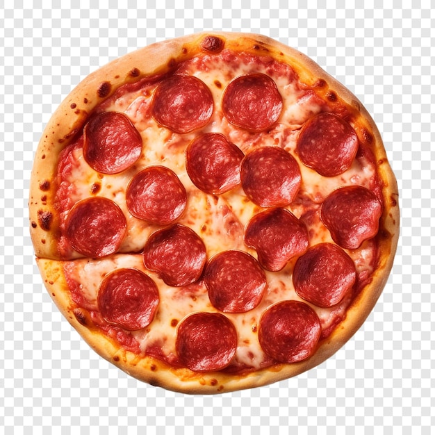 Pepperoni isolati su uno sfondo trasparente