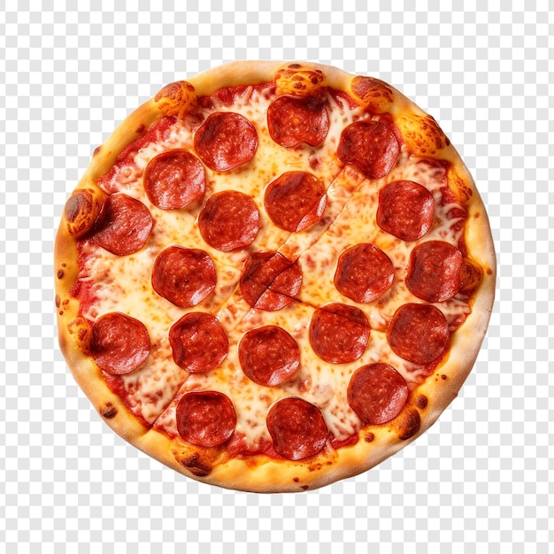 Pepperoni isolated on transparent background