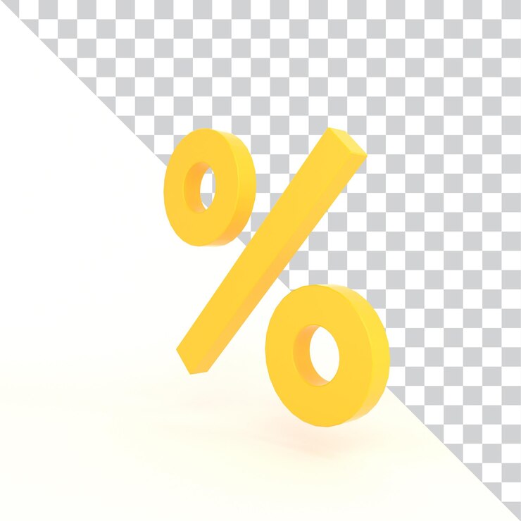 Free PSD percentage icon left side