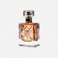 Free PSD perfume bottle isolated on transparent background