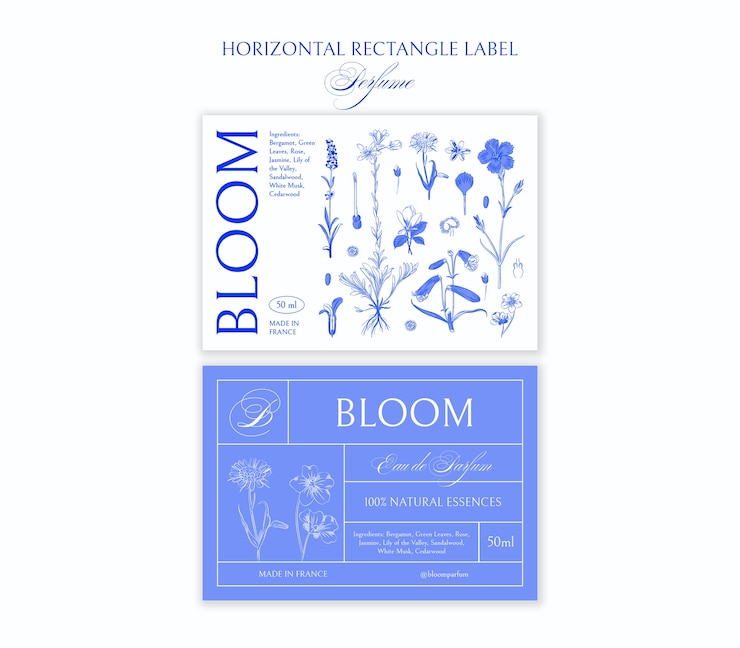 Free PSD perfume template design