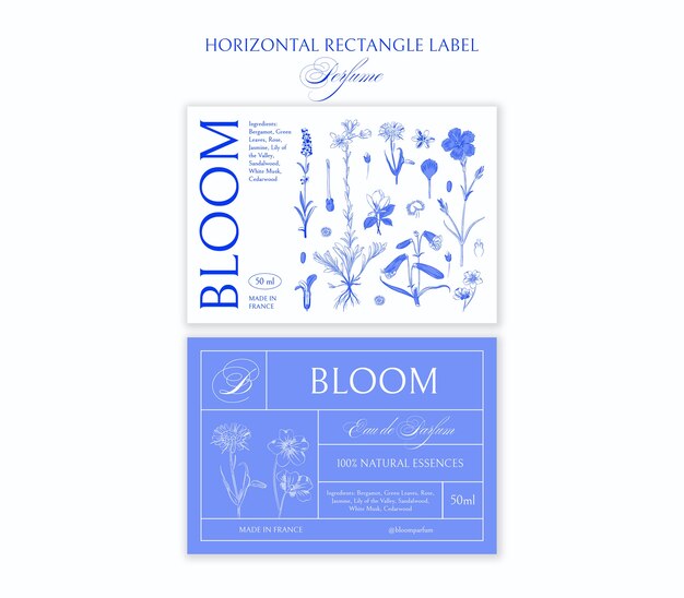 perfume template design