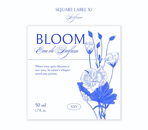 perfume template design