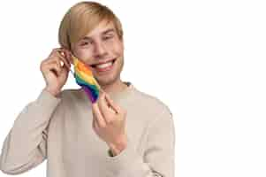 Free PSD person celebrating their sexual orientation