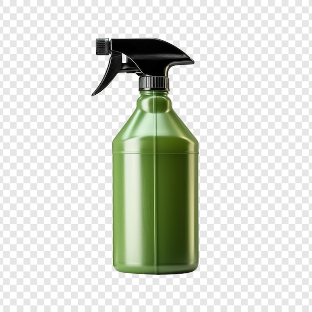 Pesticide spray bottle isolated on transparent background