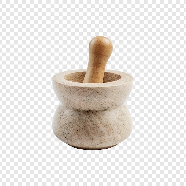 무료 PSD 투명한 배경에 고립 된 pestle