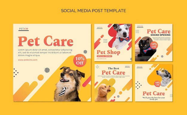 Pet shop social media posts