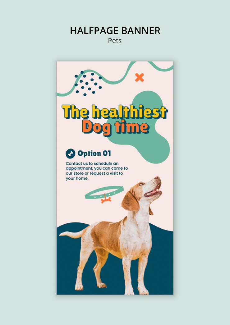 Free PSD pets care template