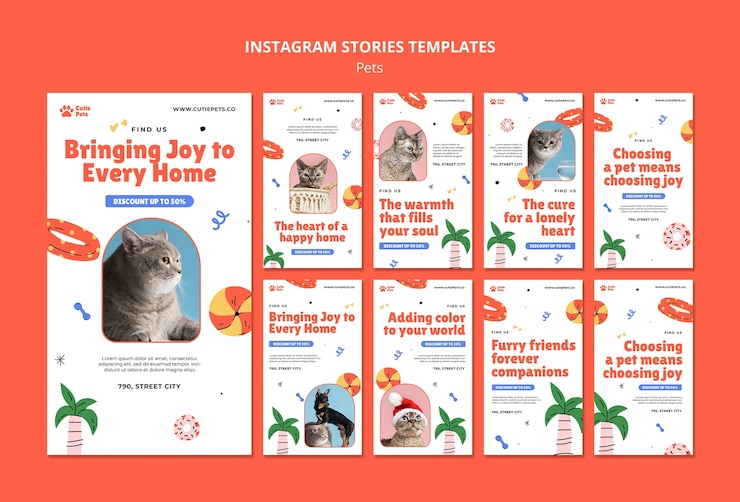 Free PSD pets  template design