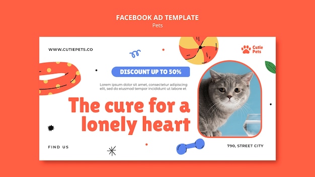 Pets template design