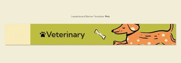 Free PSD pets template design