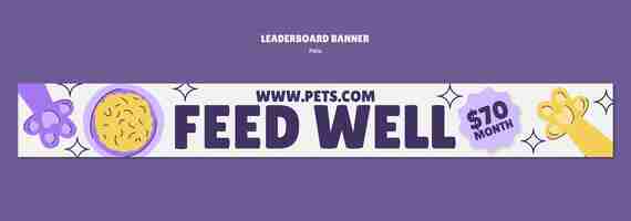 無料PSD pets template design