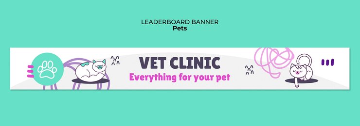 Free PSD pets template design
