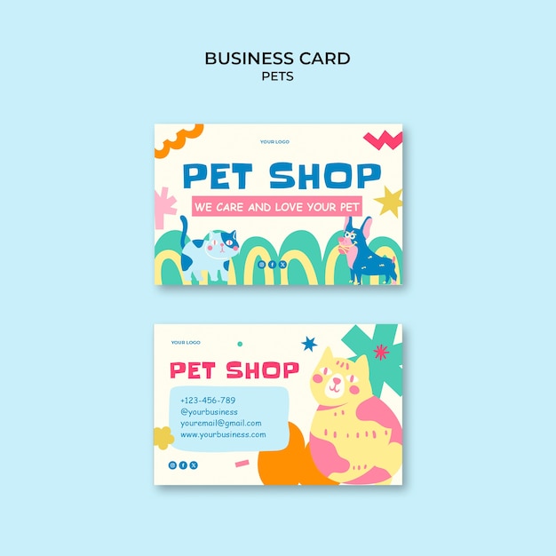 Free PSD pets template design