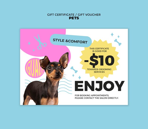 Pets template design