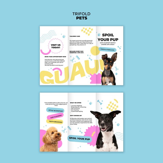 Pets template design