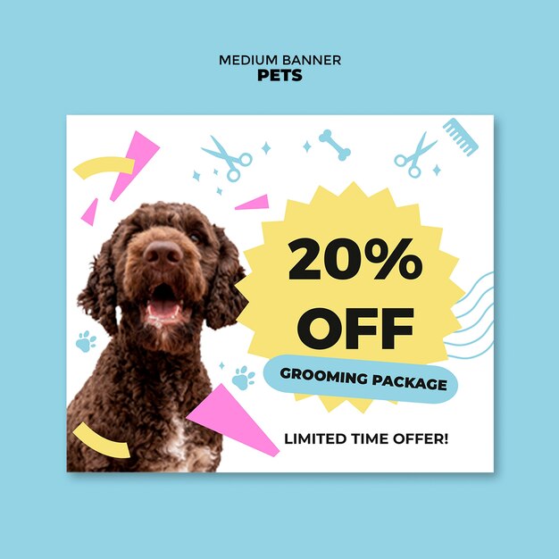 Pets template design