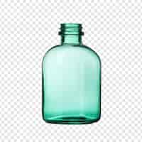 PSD gratuito bottiglia di vetro di farmacia isolata su sfondo trasparente
