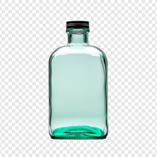 Free PSD pharmacy glass bottle isolated on transparent background