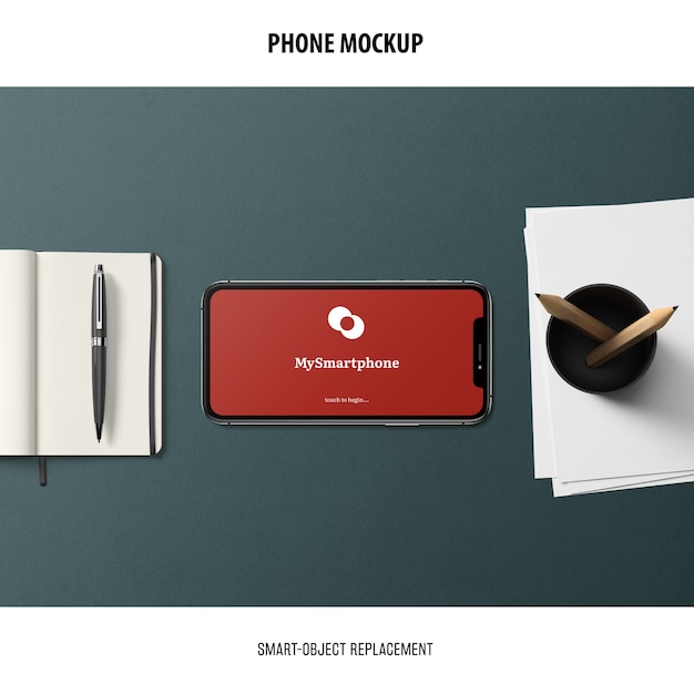 Free Phone Screen Mockup PSD Template – Download for Free