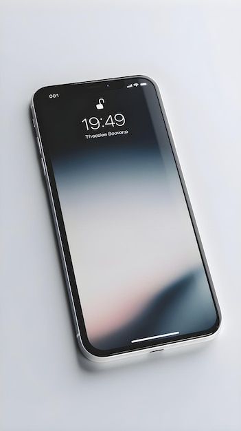 Phone X smartphone on white background