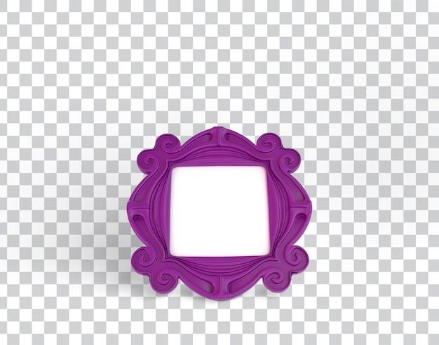 Free PSD photo frame front side