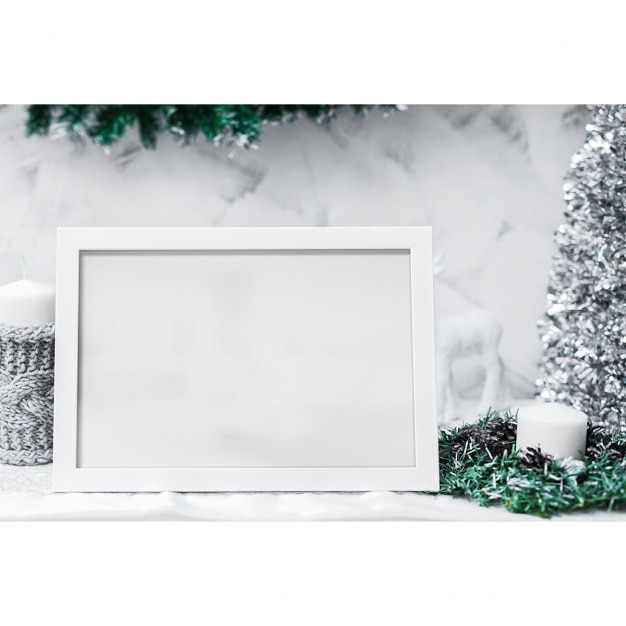 Free PSD photo frame mock up design