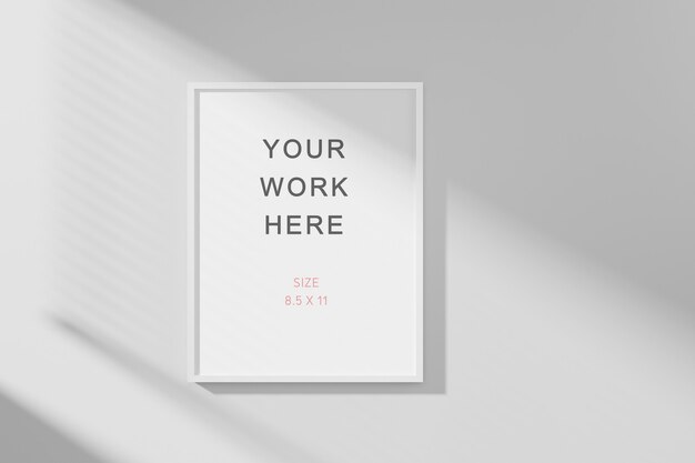 Download Free Psd Frame By A Yellow Wall PSD Mockup Templates
