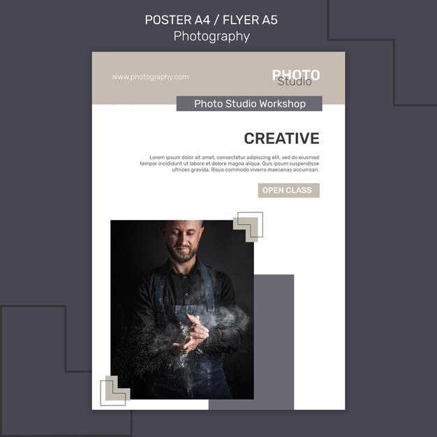 photography poster template