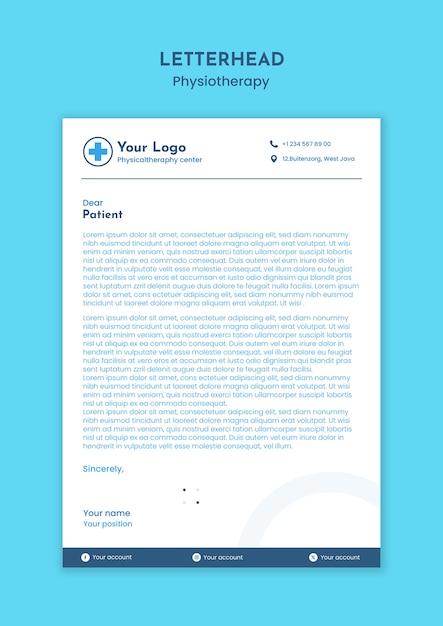 Physiotherapy template design
