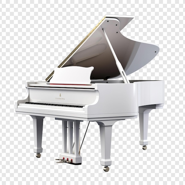 Piano isolated on transparent background