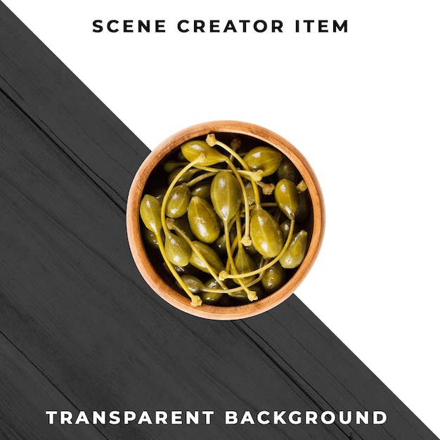 Free PSD pickles on transparent background