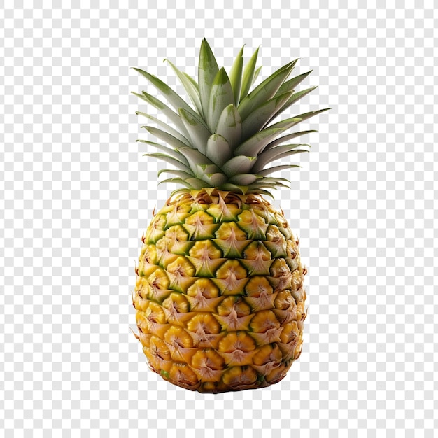 Free PSD pineapple fruit isolated on transparent background