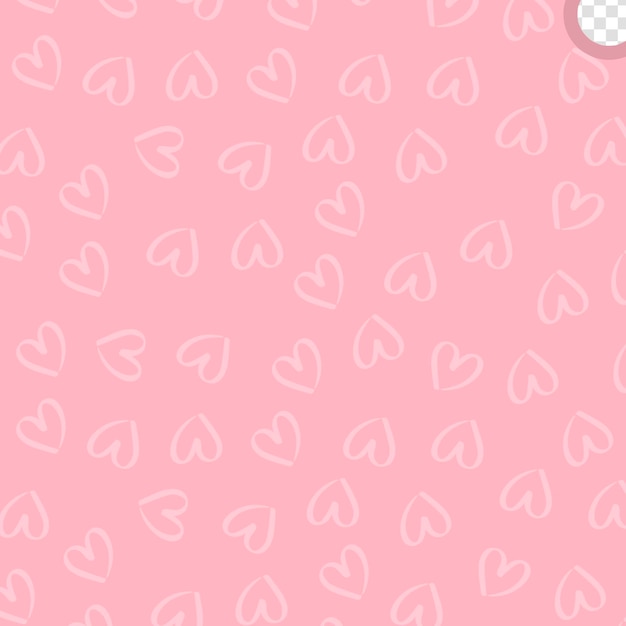 Free PSD pink background with hearts texture